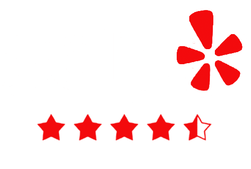 Yelp logo White