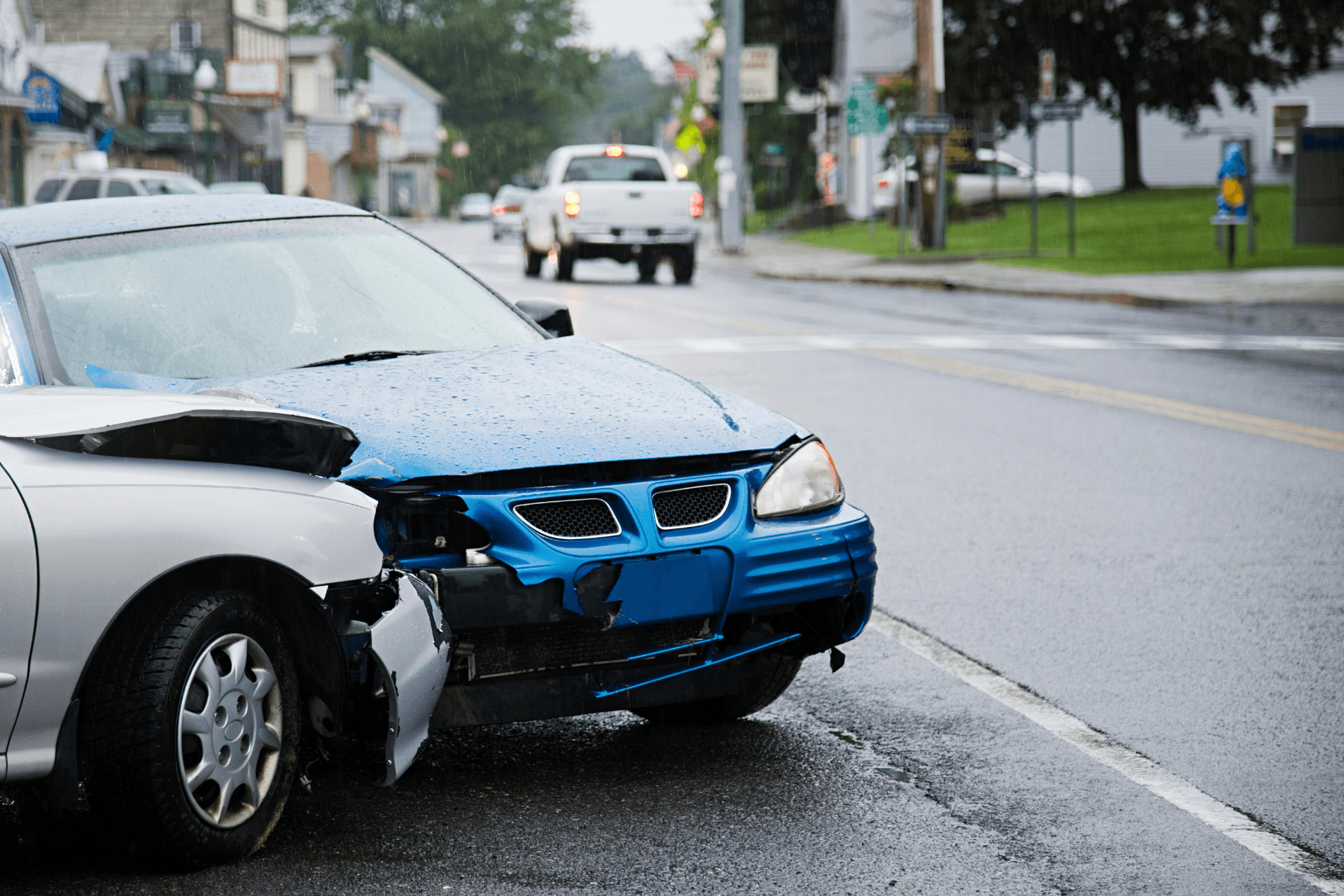Car Collision On Texas Road