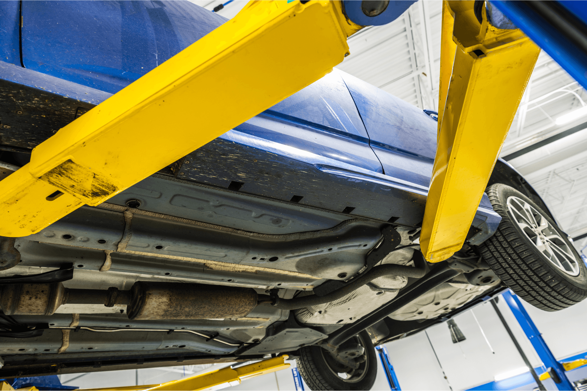 The Experts At Mr. Car Shine Doing A Heavy Duty Frame Repair On A Car In Texas