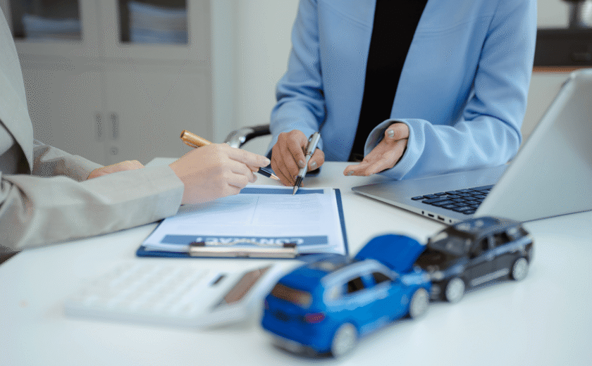 Mr. Car Shine Helping Client File Insurance Claim In Garland Texas